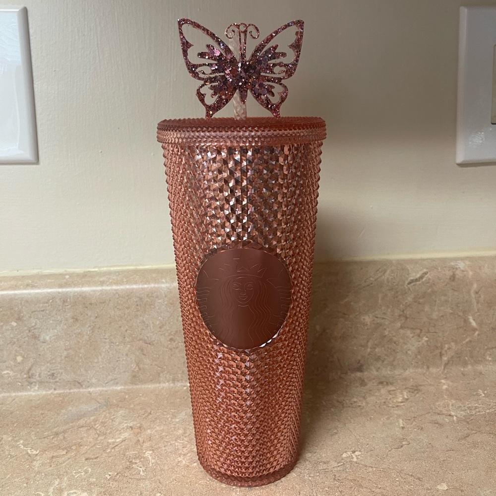 Starbucks OG Rose Gold Studded Tumbler